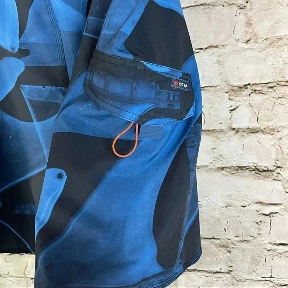 Men's COVA Board Shorts Blue Size 38 Swim Trunk - Picture 6 of 8
